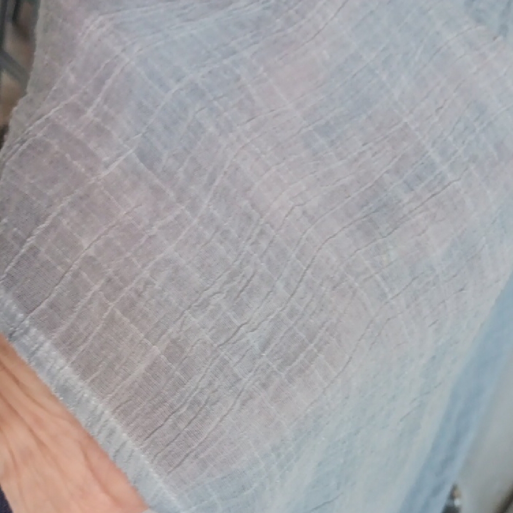 Source Unknown* Pale Blue Asymmetrical Women’s Dr… - image 4